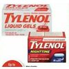 Tylenol Liquid Gels Or Nighttime Caplets - Up to 25% off