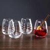 8 Pc. Soiree Etched Stemless Wine Glass Set - $14.99 (40% off)