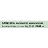 Canvas Roommates Window Film - $25.89 (30% off)