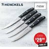 4 Pc Henckels Definition Triple Rivet Steak Knife Set - $29.99 (25% off)