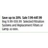 Rainfresh Filtration Systems and Replacement Filters or Lamp - $7.99-$447.99 (Up to 20% off)